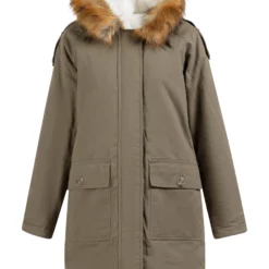Dreimaster Imane - Parka - Oliv Weiss -Dreimaster 00a21444c9d443b2829b6b8dce818acb scaled