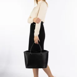 Dreimaster Klassik Handtasche MarkaniBorsa A ManoSchwarz Donna Borse 4DR51H053-Q11