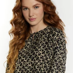 Dreimaster Langarm AcalmarCamicettaSchwarz Wollweiss Donna Camicie E Bluse 4DR21E0AK-Q11 -Dreimaster 163cf23ff2044b46842c13d61ae75277 scaled