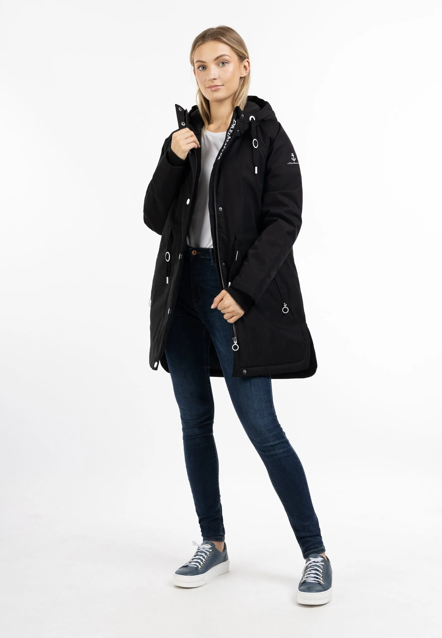 Dreimaster Cappotto InvernaleSchwarz Donna Cappotti 4DR21U0KY-Q11 4 Dreimaster Cappotto InvernaleSchwarz Donna Cappotti 4DR21U0KY-Q11 - immagine 2