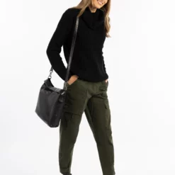 Dreimaster Vintage Umhängetasche EyotaBorsa A TracollaSchwarz Donna Borse 4DR51H057-Q11