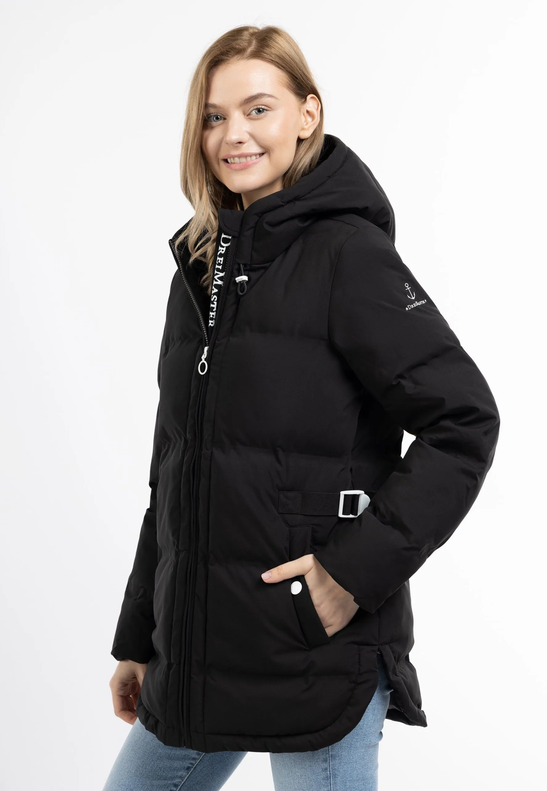 Dreimaster PryamCappotto InvernaleSchwarz Donna Cappotti 4DR21U0KV-Q11 3 Dreimaster PryamCappotto InvernaleSchwarz Donna Cappotti 4DR21U0KV-Q11