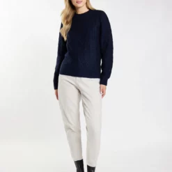 Dreimaster ImaneMaglioneMarine Donna Maglieria 4DR21I0EN-K11 -Dreimaster 27bc6a3bc98f4c8ba1f1fbf512c6be9d scaled