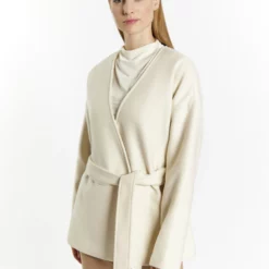 Dreimaster CasnagieCappotto CortoWollweiss Donna Cappotti 4DR21U0M0-A11