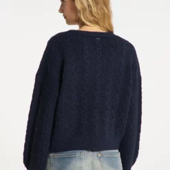 Dreimaster IncusCardiganMarine Donna Maglieria 4DR21I0B6-K11 -Dreimaster 2dddaa9b2bd84ce0888040f0593b1733