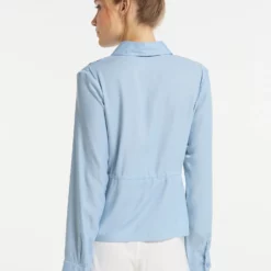 Dreimaster CamicettaHellblau Donna T-shirt E Top 4DR21E03V-K12 -Dreimaster 31da2371c95e4fd480aad70b78ab846e