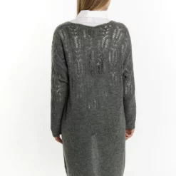 Dreimaster CardiganGrau Melange Donna Maglieria 4DR21I0E2-C11 9 Dreimaster CardiganGrau Melange Donna Maglieria 4DR21I0E2-C11 -Dreimaster 39181c2b2afc4fcf9ad728f298120695 scaled
