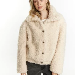 Dreimaster Giacca Invernale - Wollweiss