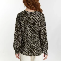 Dreimaster Langarm AcalmarCamicettaSchwarz Wollweiss Donna Camicie E Bluse 4DR21E0AK-Q11 -Dreimaster 4143752f165347a6803ec2dd127e4e59 scaled