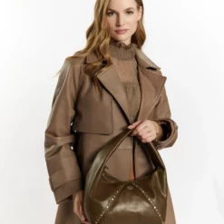 Dreimaster AltiplanoBorsa A ManoDunkeloliv Donna Borse 4DR51H07K-N11