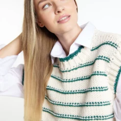 Dreimaster BoundryMaglioneWollweiss Grün Donna Maglieria 4DR21I0EU-M11 -Dreimaster 487bbc6d9d624830b38765b3683e25f1 scaled