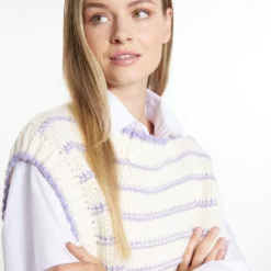 Dreimaster BoundryMaglioneWollweiss Flieder Donna Maglieria 4DR21I0EU-A11 -Dreimaster 50067e3abc864539ba93ff6abfb66c51 scaled