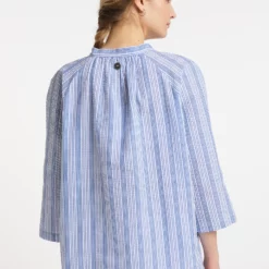 Dreimaster IkitaCamicettaWollweiss Hellblau Donna Camicie E Bluse 4DR21E07Q-K11 -Dreimaster 542fd02f3fc644c9899ed5f5e724ab96