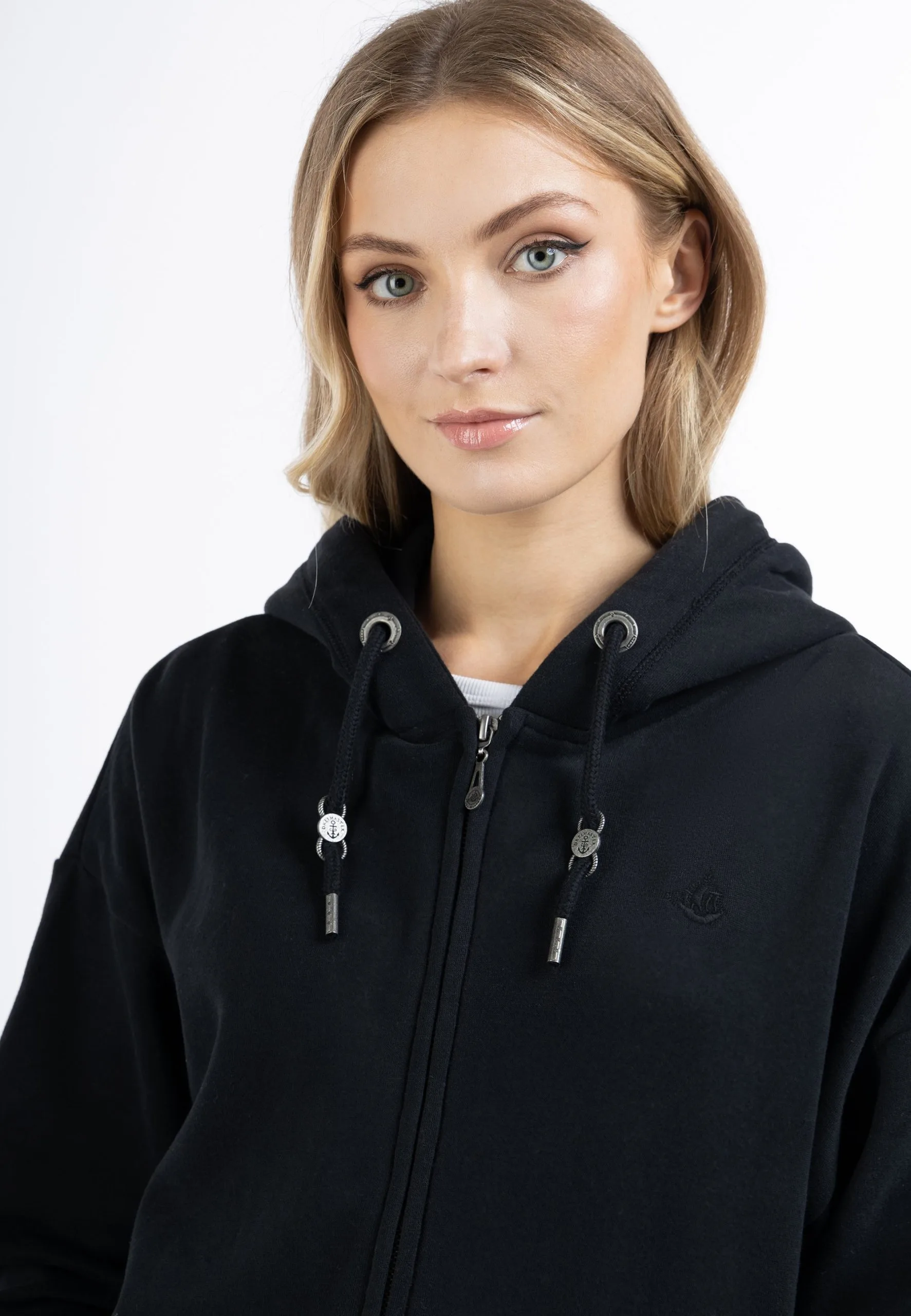 Dreimaster TakelageFelpa Con ZipSchwarz Donna Felpe 4DR21J07K-Q11 6 Dreimaster TakelageFelpa Con ZipSchwarz Donna Felpe 4DR21J07K-Q11 - immagine 4