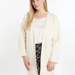 Dreimaster LedkinCardiganWollweiss Donna Maglieria 4DR21I0ER-A11