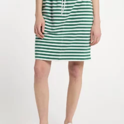 Dreimaster AbrelGonna A TubinoGrün/Weiss Donna Gonne 4DR21B01G-M11