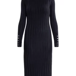 Dreimaster Langarm Midi IridiaTubinoSchwarz Donna Vestiti 4DR21C0B4-Q11 -Dreimaster 6767b3e63c444cd6b1057e6f4ecf76a3 scaled