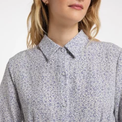 Dreimaster BolineAbito A CamiciaBlau Wollweiss Donna Vestiti 4DR21C0AN-K11 -Dreimaster 6795266d81a0403f86d3f45cdb62bac6