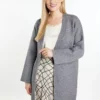 Dreimaster LedkinCardiganGrau Melange Donna Maglieria 4DR21I0ER-C11 -Dreimaster 6a7382962ca648229c2413d032cacb33 scaled