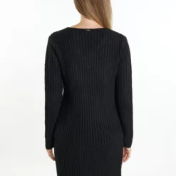 Dreimaster LedkinMaglioneSchwarz Donna Maglieria 4DR21I0EV-Q11 -Dreimaster 6e8e98207ec14b41844d4cdd7f7bff8f scaled