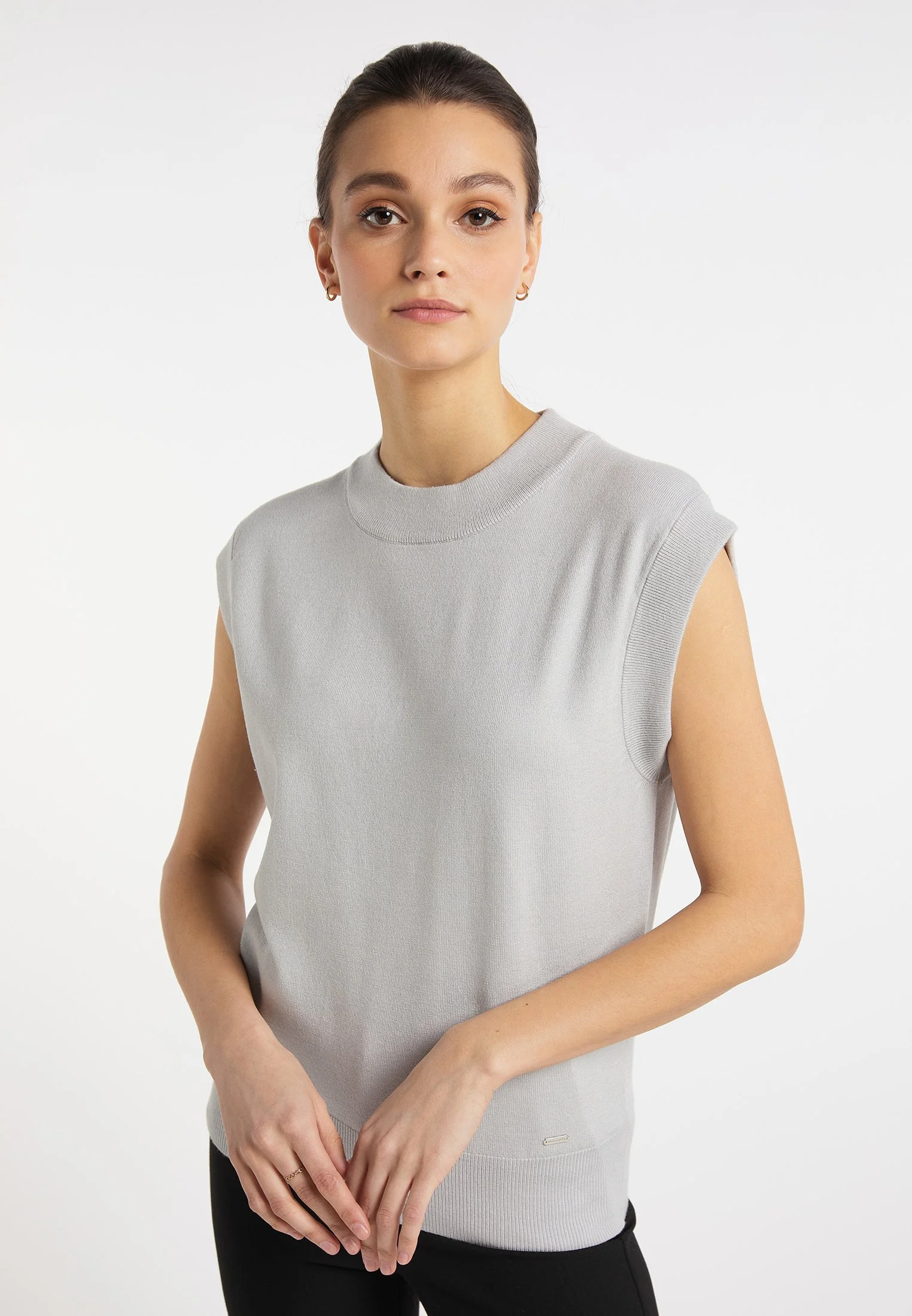 Dreimaster NallyT-Shirt BasicHellgrau Donna T-shirt E Top 4DR21D077-C11 6 Dreimaster NallyT-Shirt BasicHellgrau Donna T-shirt E Top 4DR21D077-C11 - immagine 4