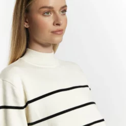 Dreimaster BaradelloMaglioneWollweiss Schwarz Donna Maglieria 4DR21I0E7-A11 -Dreimaster 7078b55330674469b4fedc6e2b9448ee scaled