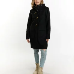 Dreimaster Duffle Aus Incus - Parka - Schwarz