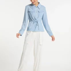 Dreimaster CamicettaHellblau Donna T-shirt E Top 4DR21E03V-K12 -Dreimaster 731ded625b444e0883bf1f91d56dfd2d