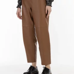 Dreimaster Pantaloni Di PelleCognac Donna Pantaloni 4DR21A02Z-O11