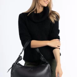 Dreimaster Vintage Handtasche Takelage - Borsa A Tracolla - Schwarz