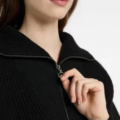 Dreimaster Mit Reissverschluss Naemi - Cardigan - Schwarz 10 Dreimaster Mit Reissverschluss Naemi - Cardigan - Schwarz -Dreimaster 788415a20e9840f78a9fe11e4253b09c