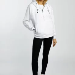 Dreimaster KilataFelpa Con CappuccioWeiss Donna Felpe 4DR21J06Z-A11 -Dreimaster 7db700ff25844b78bdf7671e1c75d418