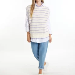 Dreimaster BoundryMaglioneWollweiss Flieder Donna Maglieria 4DR21I0EU-A11 -Dreimaster 8012e543c01b46029c17f522a8ff0537 scaled