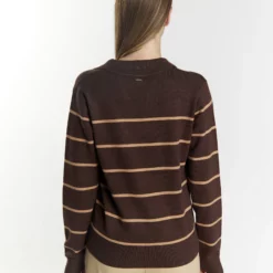 Dreimaster AcalmarMaglioneDunkelbraun Sand Donna Maglieria 4DR21I0EK-O11 -Dreimaster 80a93b667fbd4155a915ca5aae890472 scaled