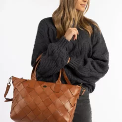 Dreimaster Vintage Shopper TakelageShopping BagKamel Donna Borse 4DR51H059-B11