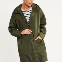 Dreimaster ÜbergangsRecyceltes Material BridgeportParkaMilitäroliv Donna Cappotti 4DR21U0LM-N11