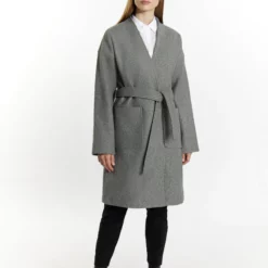 Dreimaster Übergangs In Optik BaradelloCappotto ClassicoGrau Melange Donna Cappotti 4DR21U0ML-C11