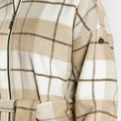 Dreimaster Übergangs Mit Karomuster ImaneCappotto CortoKaro Beige Wollweiss Donna Cappotti 4DR21U0M5-B11 -Dreimaster 853e4ac495f745288a64413cf1764377 scaled