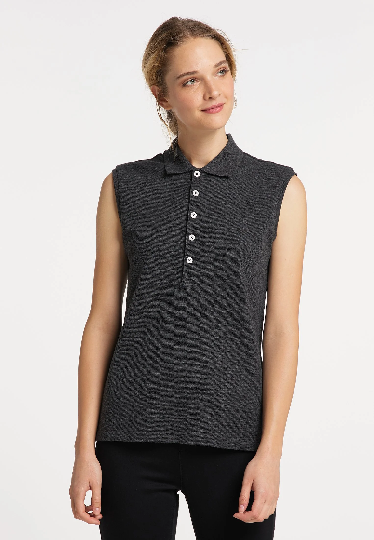 Dreimaster Bridgeport - Polo - Dunkelgrau Melange 3 Dreimaster Bridgeport - Polo - Dunkelgrau Melange