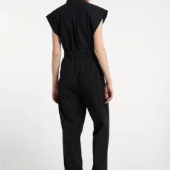 Dreimaster EucalyTuta JumpsuitSchwarz Donna Tute Jumpsuit 4DR21T01K-Q11 -Dreimaster 92fc3cc4235d4455829a4dd1d91453c9