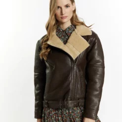 Dreimaster ImaneGiacca Di PelleBraun Donna Giacche E Blazer 4DR21U0MV-O11