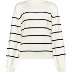 Dreimaster BaradelloMaglioneWollweiss Schwarz Donna Maglieria 4DR21I0E7-A11 -Dreimaster 95f29898187f4c28b04b570e8c034065 scaled