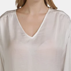 Dreimaster ShirtbluseCamicettaWeiss Donna Camicie E Bluse 4DR21E02X-A11 -Dreimaster 96457307bba1416b812194b88a002309