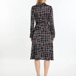 Dreimaster Baradello - Abito A Camicia - Schwarz Wollweiss -Dreimaster a28206268e9e455b8d80603b570759c9 scaled