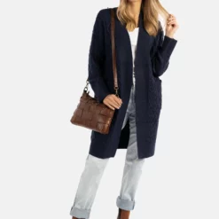 Dreimaster Vintage Lederhandtasche TakelageBorsa A TracollaBraun Donna Borse 4DR51H04Z-O11