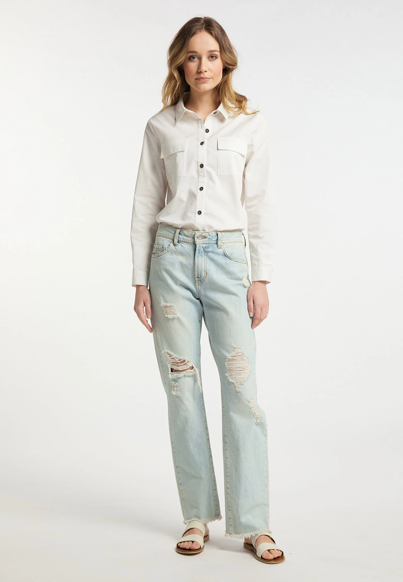 Dreimaster Elmwood - Camicia - Wollweiss 4 Dreimaster Elmwood - Camicia - Wollweiss - immagine 2