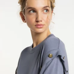 Dreimaster TeylonFelpaGraublau Donna Felpe 4DR21J076-C11 -Dreimaster a8f05042575e480a954ca1fee3c8ecf5