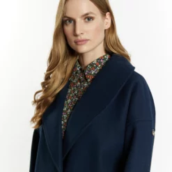 Dreimaster Übergangs In Optik IncusCappotto ClassicoDunkelmarine Donna Cappotti 4DR21U0MN-K11 -Dreimaster ab2ebf0a7b7146488f03b39877b31914 scaled