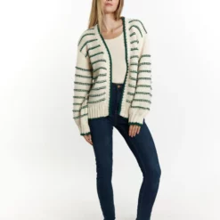 Dreimaster EisseglerCardiganWollweiss Grün Donna Maglieria 4DR21I0EL-M11 -Dreimaster ab64ee9213b04b6f949c3f95c6660cbd scaled