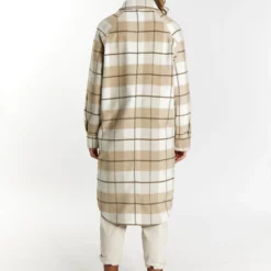 Dreimaster Mit Karomuster AltiplanoCappotto CortoKaro Beige Wollweiss Donna Cappotti 4DR21U0M7-B11 -Dreimaster b11d4a373c8044c1892cf15263422765 scaled